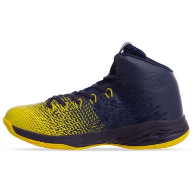 Баскетбольная обувь Jordan сине-желтая W8508-3, 44