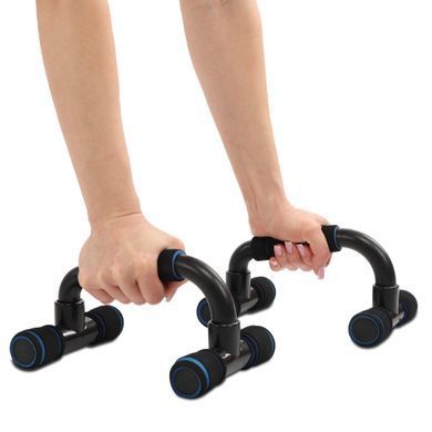 Упори для віджимань 2штуки AOPI AP-398 PUSH-UP BAR 22х15х12см сірий-чорний