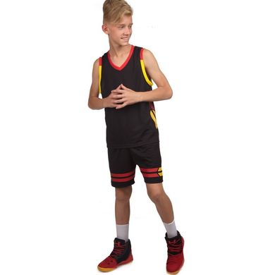 Форма баскетбольная детская черная (120-165) Lingo LD-8019T, 120 см