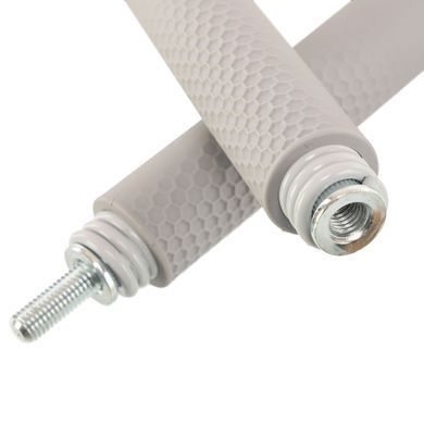 Канат бездротовий силовий тренажер 2в1 Cordless training battle rope Zelart FI-5873 сірий