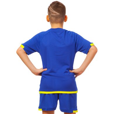 Футбольная форма подростковая SP-Sport синяя CO-6301B, рост 120