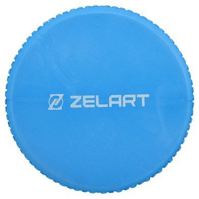 Роллер массажный цилиндр цельный 90см Zelart FI-7692-90 цвет синий