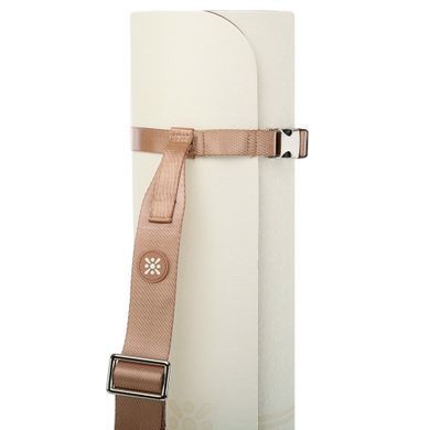 Ремінь-стяжка для перенесення килимка BLOOM YOGA MAT STRAP LB7084 колір коричневий