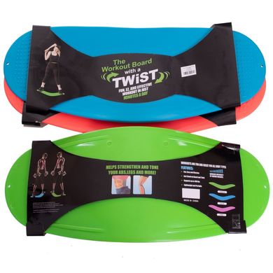 Доска балансировочная WORKOUT BOARD TWIST Record FI-7067 цвет зеленый