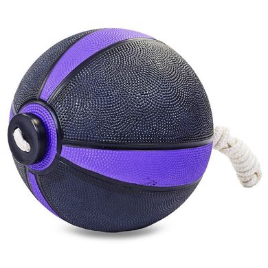 Мяч медицинский с веревкой 4 кг Zelart Medicine Ball FI-5709-4