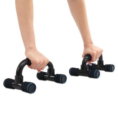 Упори для віджимань 2штуки AOPI AP-398 PUSH-UP BAR 22х15х12см сірий-чорний