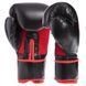 Рукавиці боксерські на липучці PU UFC Myau Thai Style UHK-69673 12 унцій чорний