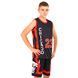 Форма баскетбольна дитяча NBA клуб Chicago Bulls 23 BA-6608 розмір XL колір чорний-червоний