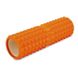 Ролик валик для йоги и фитнеса Grid Rumble Roller l-45см d-14см FI-6674, Оранжевый