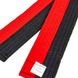 Пояс кимоно двухцветный красно-черный SP-Planeta BO-7259, 240 см