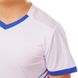 Футбольная форма подростковая Lingo бело-голубая LD-5018T, рост 125-135