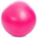 Мяч для фитнеса (фитбол) 65см гладкий сатин Zelart FI-1983-65, Розовый