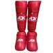 Защита на ноги защита голени и стопы футы для MMA ADX размер L красный ADX511L1
