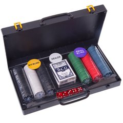 Покерный набор 300 фишек в пластиковом кейсе 300S-2C