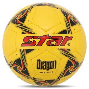 Мяч футбольный STAR DRAGON SB515 цвет желтый-красный
