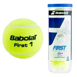 М'яч тенісний Babolat First 3шт салатовий 501054/113