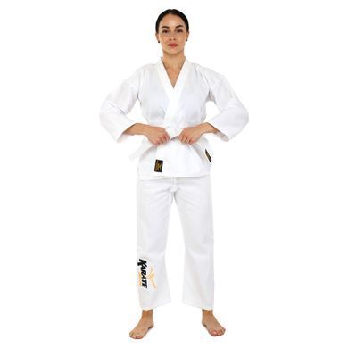 Кимоно для карате куртка штаны и пояс MIZANO KT07A размер 000 (рост 110)