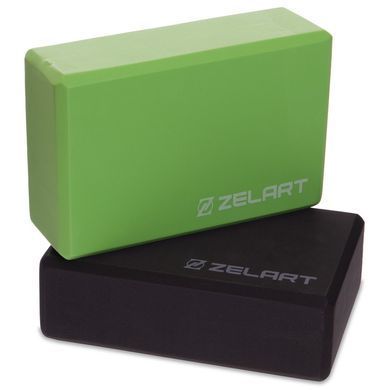 Блок для йоги Zelart FI-2572 колір чорний