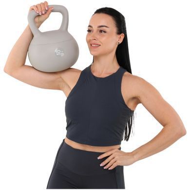 Гиря мягкая MDbuddy SOFT KETTLEBELL TA-7039-10 цвет серый