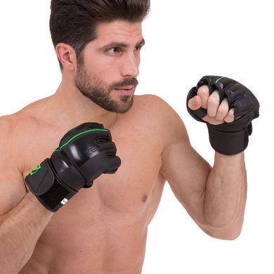 Рукавиці для змішаних єдиноборств MMA Zelart VL-3089 розмір M