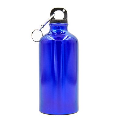 Спортивная алюминиевая бутылка для воды 500 мл L-500, Синий