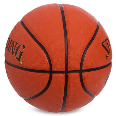 Мяч баскетбольный для улицы резиновый №7 SPALDING NBA GOLD SERIES 83492Z