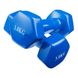 Виниловые гантели для фитнеса 2 шт по 3 кг 80022-V3, Синий