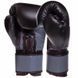 Рукавиці боксерські на липучці PU UFC Boxing UBCF-75180 12 унцій чорний