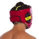 Боксерский шлем красный PU CLINCH C142