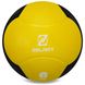 Медбол мяч медицинский Medicine Ball Zelart FI-5121-6 6кг желтый-черный