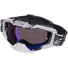 Мотоочки маска для мотоцикла затемненный визор MS-023, Черный