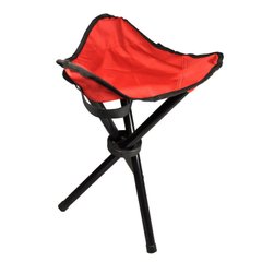 Раскладной стульчик на три ножки HX-9061, Красный