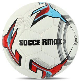 М'яч футбольний SOCCERMAX CRYSTAL FB-8073 колір білий-блакитний