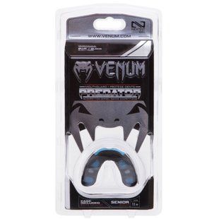 Капа боксерская одночелюстная двухслойнаяVENUM PREDATOR VN0620 цвет черный-синий