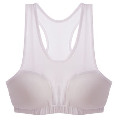 Защита груди женская с сетчатыми вставками белая MA-6240, Белый