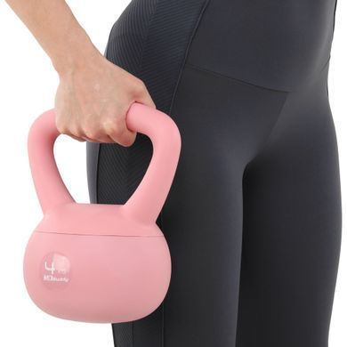 Гиря мягкая MDbuddy SOFT KETTLEBELL TA-7039-4 цвет розовый