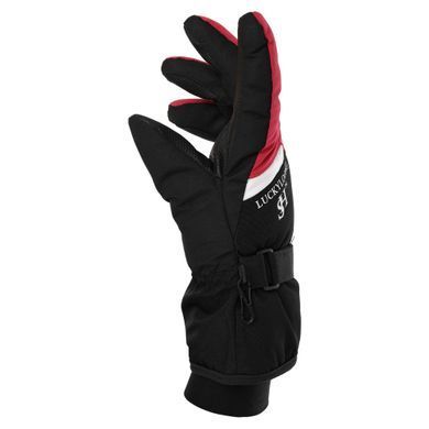 Перчатки лыжные детские зимние LUCKYLOONG C-2388 размер L-XL цвет черный-синий