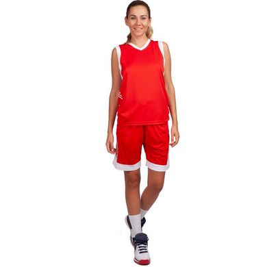 Форма баскетбольная женская Lingo красный (155-175 см ) LD-8217, 155-160 см