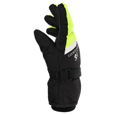Перчатки лыжные детские зимние LUCKYLOONG C-2388 размер L-XL цвет черный-синий
