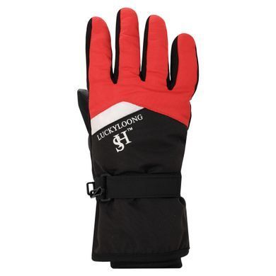 Перчатки лыжные детские зимние LUCKYLOONG C-2388 размер L-XL цвет черный-синий