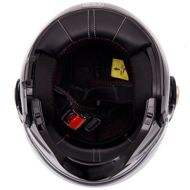 Мотошлем Трансформер QKE M-8512 размер M цвет черный