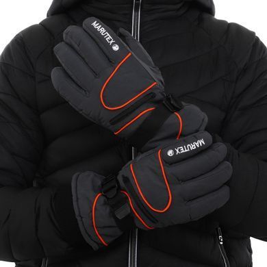 Перчатки для лыж и сноуборда мужские MARUTEX A-3312 размер L-XL цвет серый