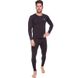 Термобелье мужское нижние длинные штаны (кальсоны) черные CO-8224