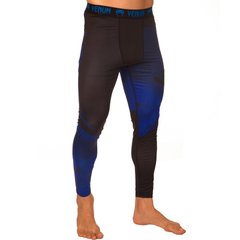 Компрессионные штаны тайтсы VENUM черно-синие 8236, XL