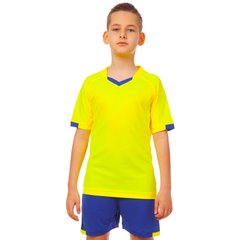 Футбольная форма подростковая SP-Sport желто-синяя CO-6301B, рост 120