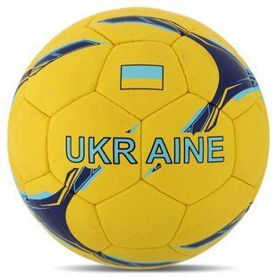М'яч футбольний BALLONSTAR UKRAINE FB-7983 колір жовтий-синій