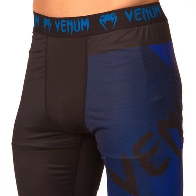 Компрессионные штаны тайтсы VENUM черно-синие 8236, XL