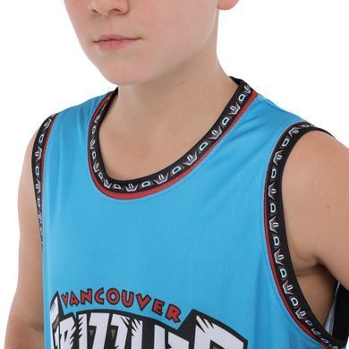 Форма баскетбольная детская NBA клуб Vancouver Grizzlies 12 BA-9832 размер XL цвет голубой