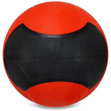 Медбол мяч медицинский Medicine Ball Zelart FI-5121-8 8кг красный-черный