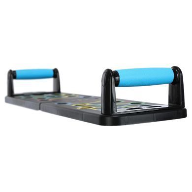 Доска для отжиманий с упорами 12в1 Zelart FI-0891 60x18,5см черный